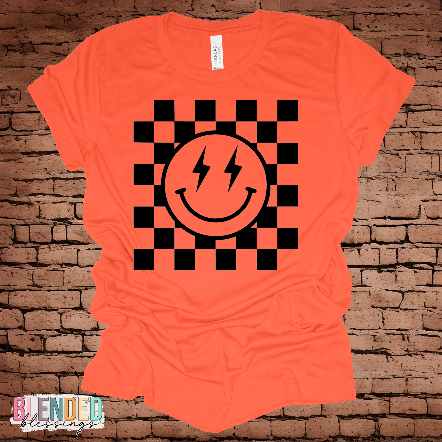 Smiley Lightning Bolts