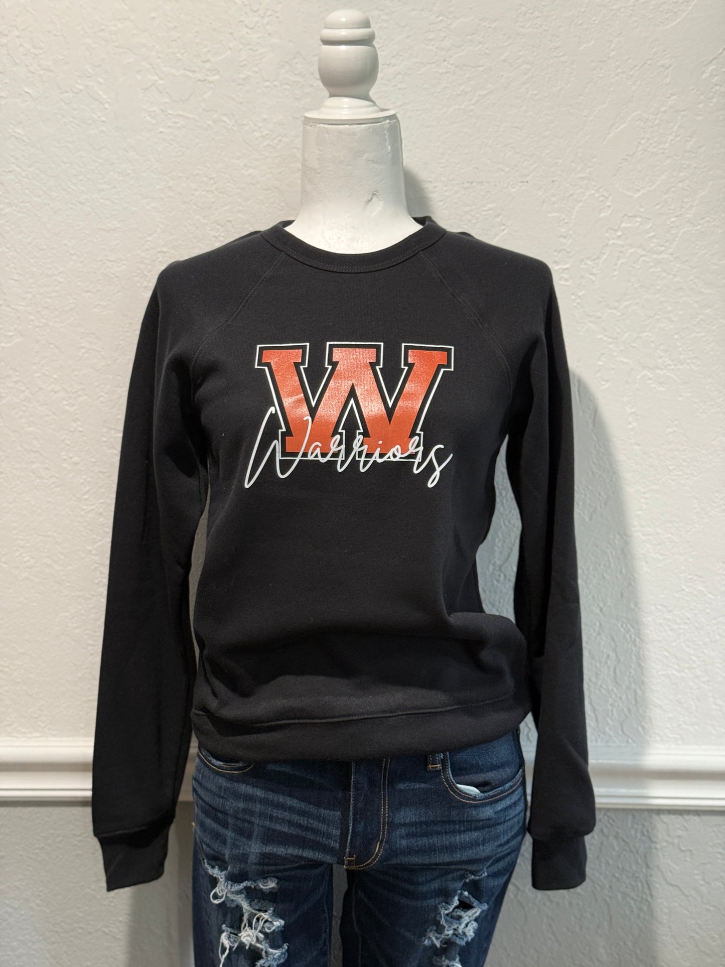 Youth - Bella Canvas Crewneck - Warriors Design #48