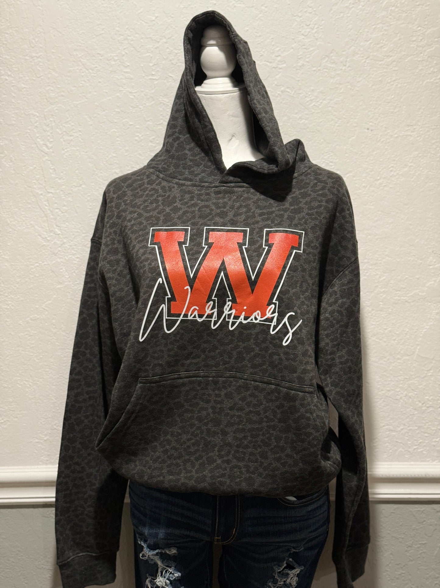 Youth - LAT Leopard Hoodie - Warriors Design #48