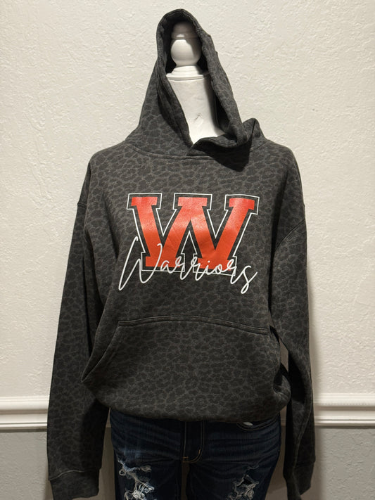 Youth - LAT Leopard Hoodie - Warriors Design #48