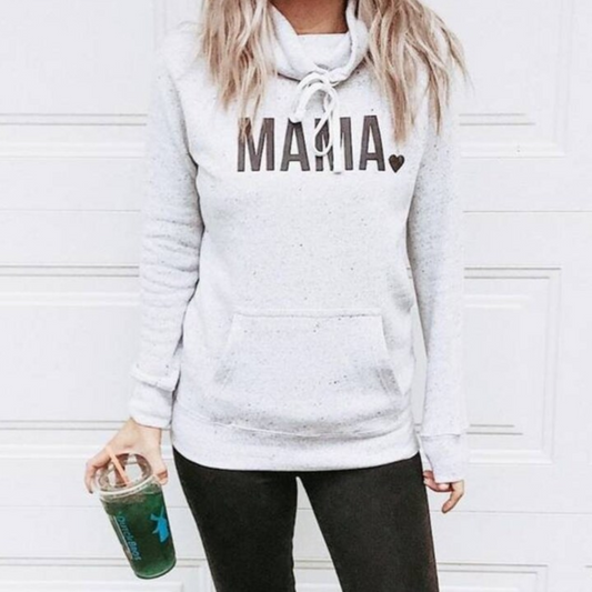 MAMA - Cowl Neck Sweatshirt