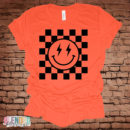 Smiley Lightning Bolts