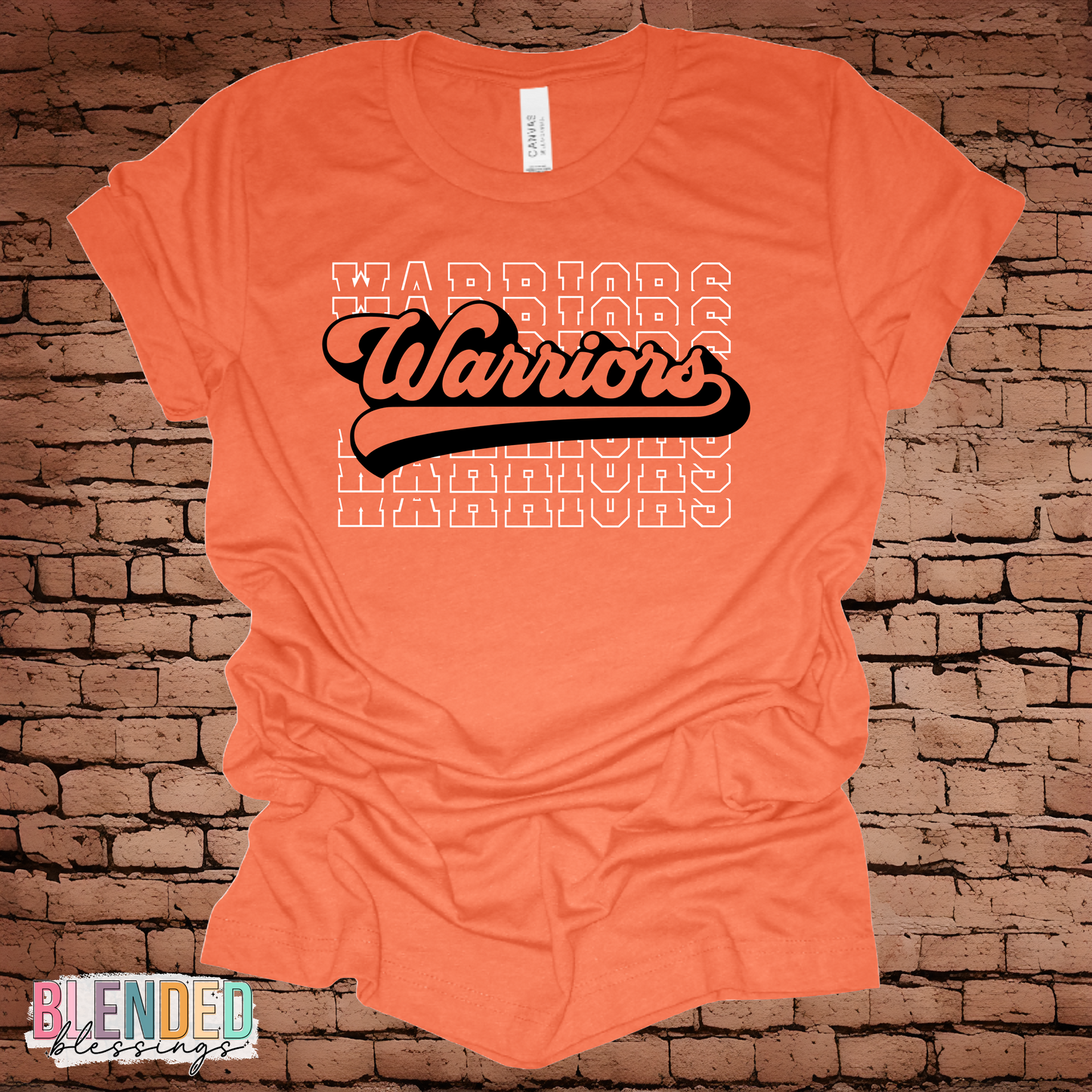 Retro Warriors Stacked  Design #44