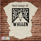 Wallen - Front & Back Tees