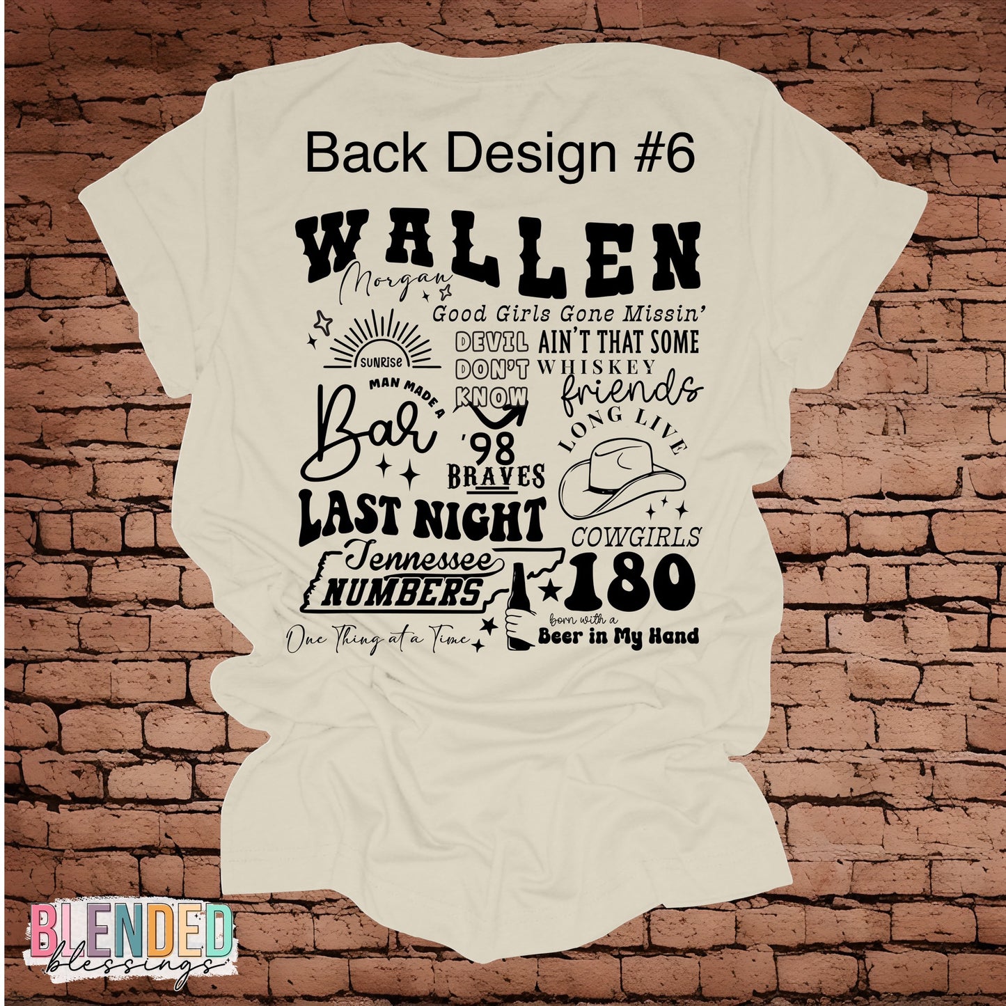 Wallen - Front & Back Tees