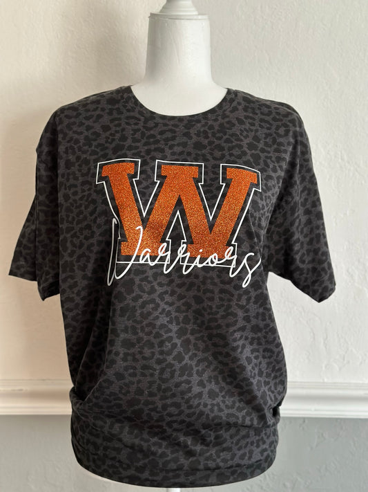 Leopard T-Shirt - Warriors Design